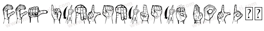 CCSignLanguage Bold下载字体转换